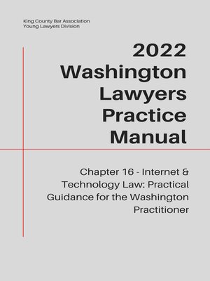 cover image of Washington Lawyers Practice Manual Chapter 16